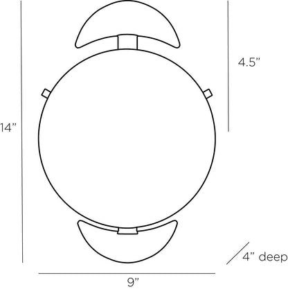 Arteriors Home Bo‚Äö√†√∂‚àö√úte Sconce GKDWC01