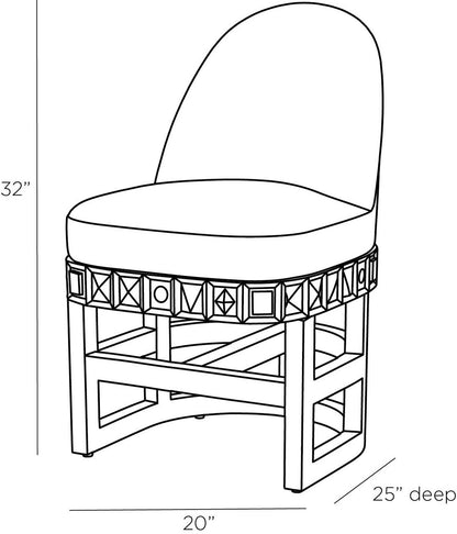 Arteriors Home Vargue√±o Chair GKFRI01