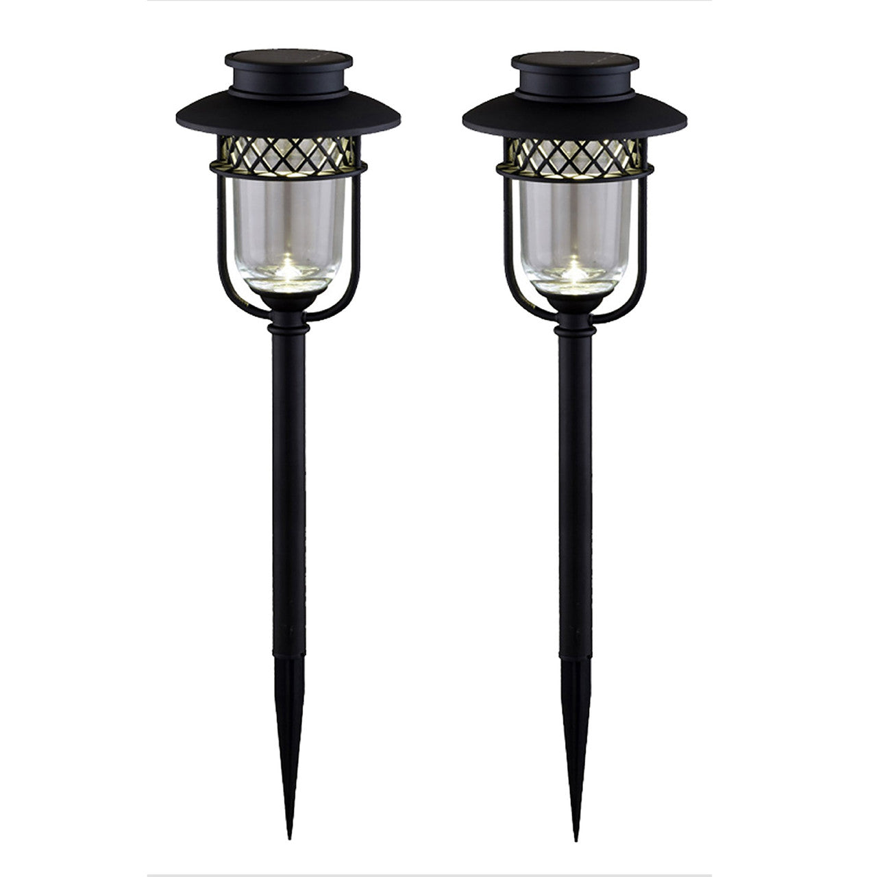 Classy Caps Black Stainless Steel Landscape, Path & Garden Light - 2 Pk GL1101