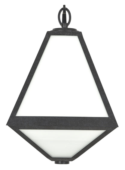 Crystorama Brian Patrick Flynn for Crystorama Glacier 1 Light Black Charcoal Outdoor Wall Mount GLA-9701-OP-BC