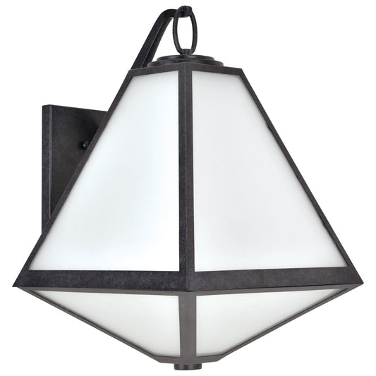 Crystorama Brian Patrick Flynn for Crystorama Glacier 3 Light Black Charcoal Outdoor Wall Mount GLA-9702-OP-BC