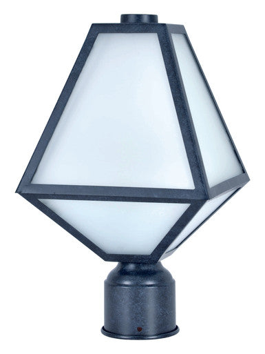 Crystorama Brian Patrick Flynn for Crystorama Glacier 1 Light Black Charcoal Outdoor Lantern Post GLA-9707-OP-BC