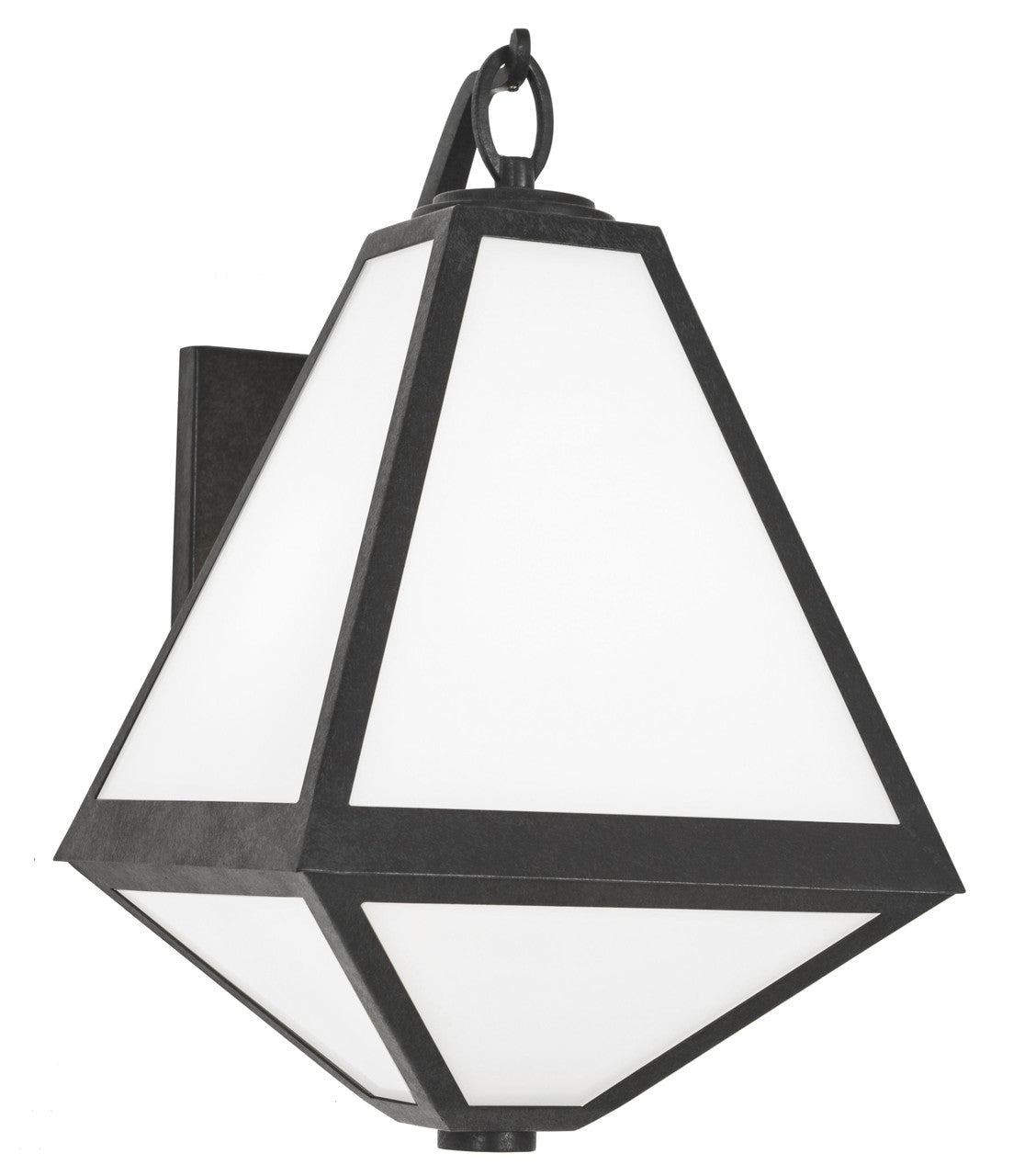 Crystorama Brian Patrick Flynn for Crystorama Glacier 2 Light Black Charcoal Outdoor Wall Mount GLA-9722-OP-BC