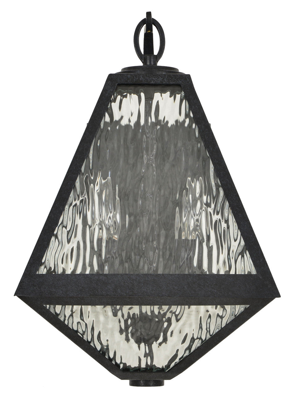 Crystorama Brian Patrick Flynn for Crystorama Glacier 2 Light Black Charcoal Outdoor Wall Mount GLA-9722-WT-BC