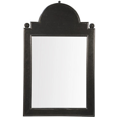 Noir Jess Mirror in Hand Rubbed Black GMIR145HB