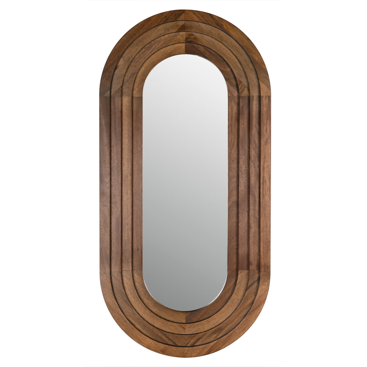 Noir New Fuss Mirror in Dark Walnut GMIR180DW-A