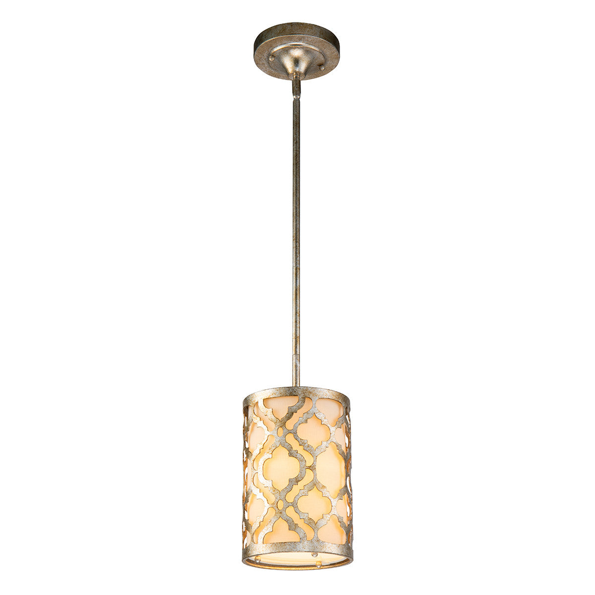 Lucas McKearn Arabella Kitchen Metal Weathered Silver Mini Pendant to semi flush By Lucas McKearn