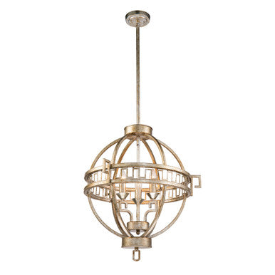 Lucas McKearn 3 Light Geometric Globe Chandelier