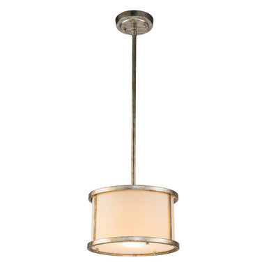 Lucas McKearn 1 Light Adjustable Mini Pendant in Distressed Silver By Lucas McKearn Modern Style