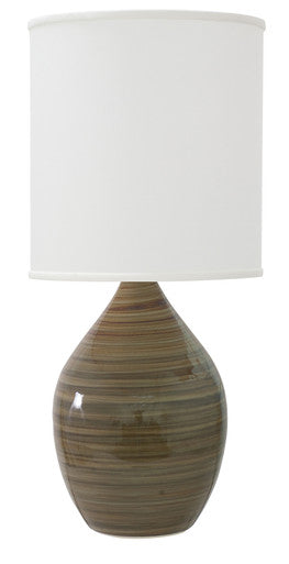 House of Troy Scatchard 20.5" Stoneware Table Lamp In Sedona GS201-SE