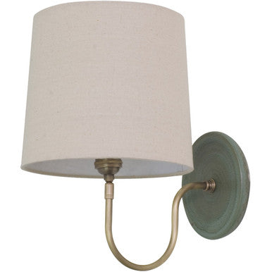 House of Troy Scatchard Stoneware Wall Lamp in Green Matte GS725-GM