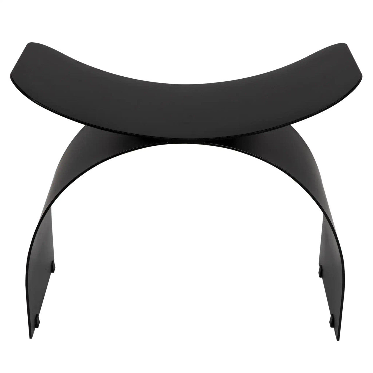 Noir Papillon Stool in Matte Black GSTOOL154MTB