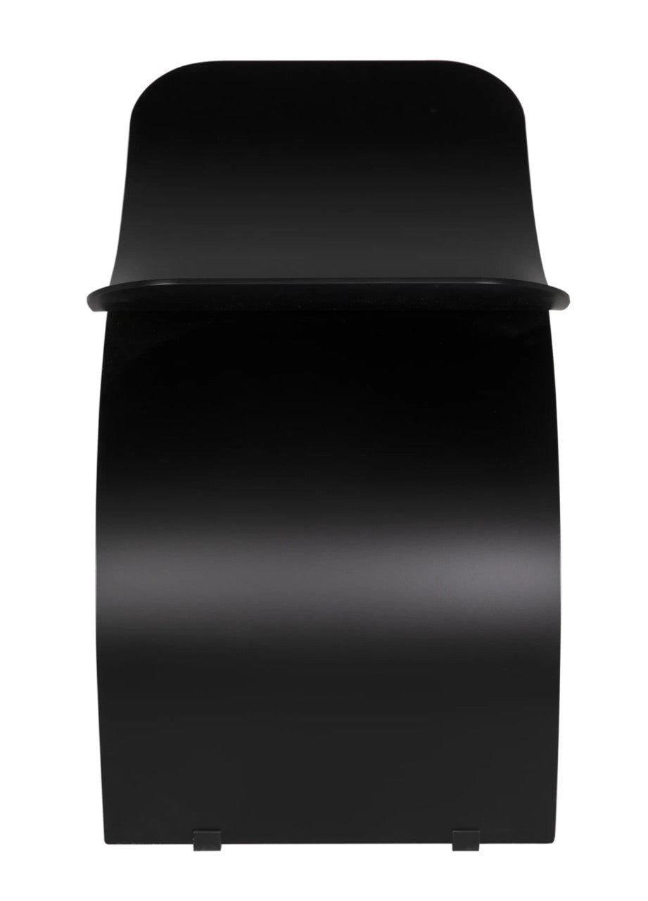 Noir Papillon Stool in Matte Black GSTOOL154MTB