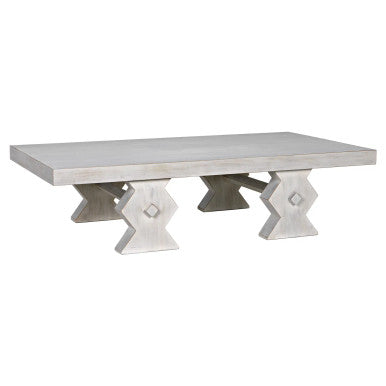 Noir Suzu Coffee Table in White Wash GTAB1015WH