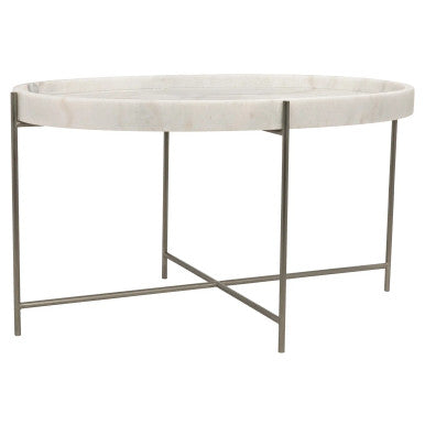 Noir Che Cocktail Table in Antique Silver GTAB1018ASV