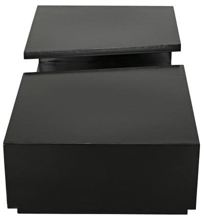 Noir Shift Coffee Table in Matte Black GTAB1038MTB