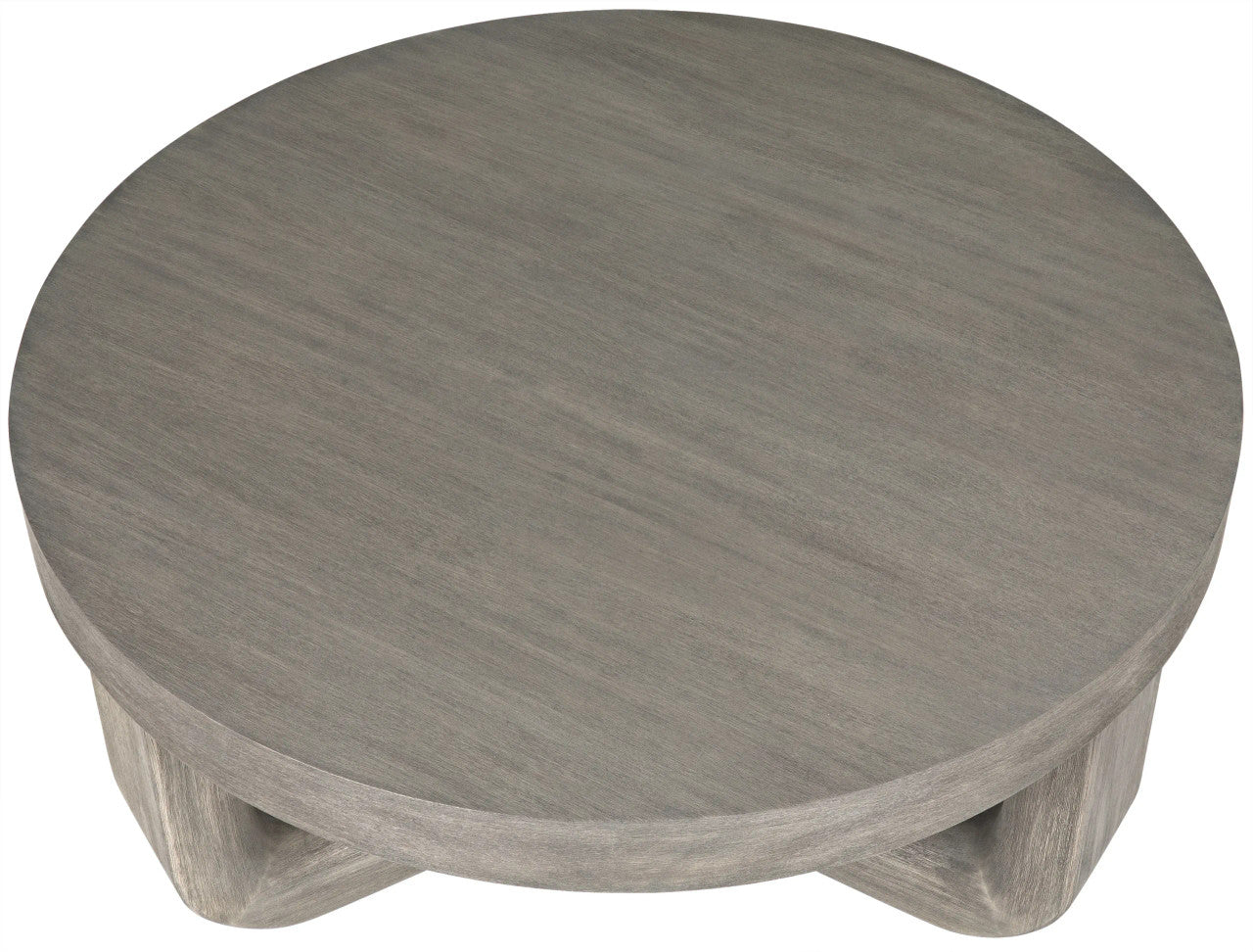 Noir Joel Coffee Table in Distressed Grey GTAB1042DGR