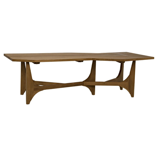 Noir Fenton Coffee Table in Gold Teak GTAB1045GT