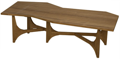 Noir Fenton Coffee Table in Gold Teak GTAB1045GT