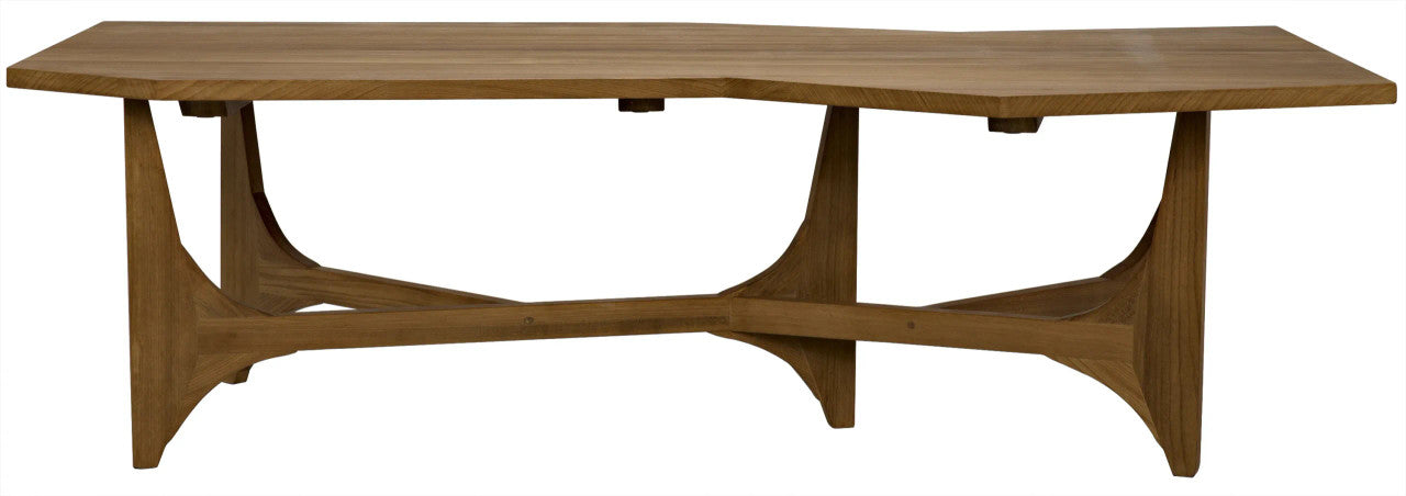 Noir Fenton Coffee Table in Gold Teak GTAB1045GT