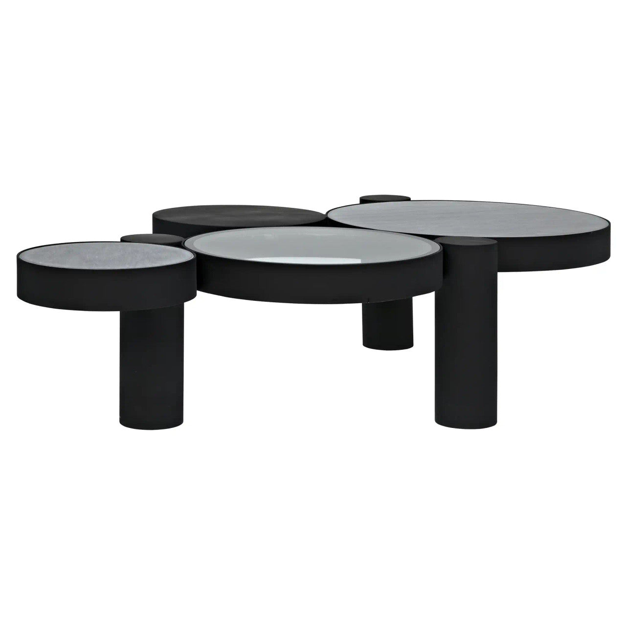 Noir Trypo Coffee Table in Matte Black GTAB1049MTB