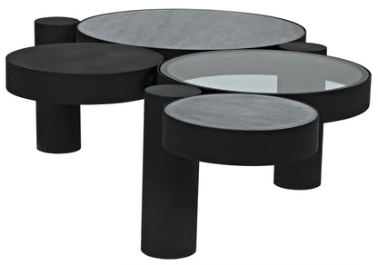 Noir Trypo Coffee Table in Matte Black GTAB1049MTB