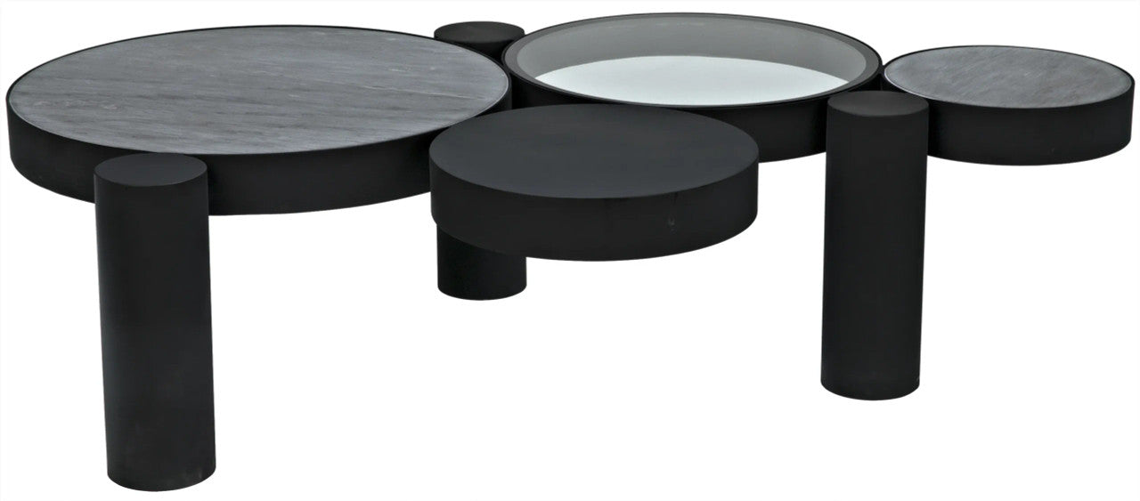 Noir Trypo Coffee Table in Matte Black GTAB1049MTB