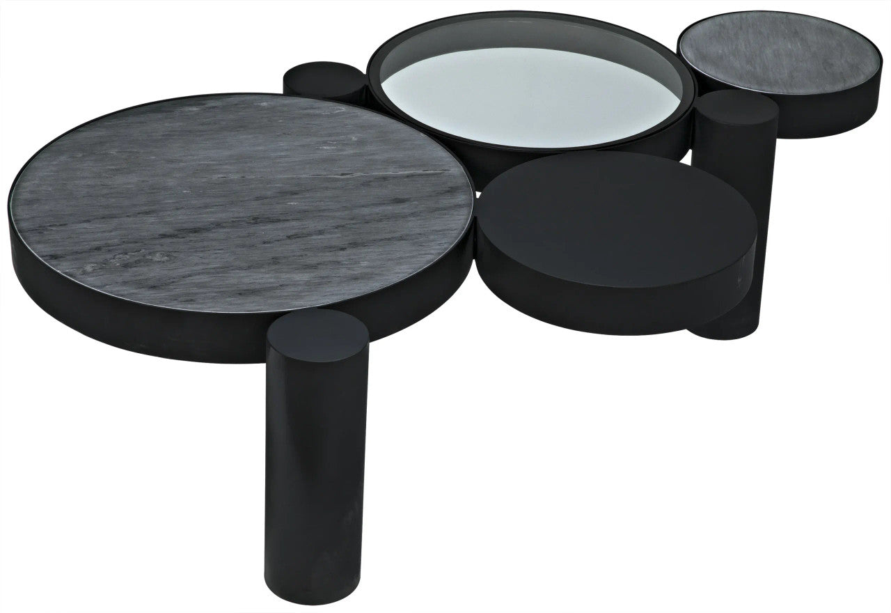 Noir Trypo Coffee Table in Matte Black GTAB1049MTB