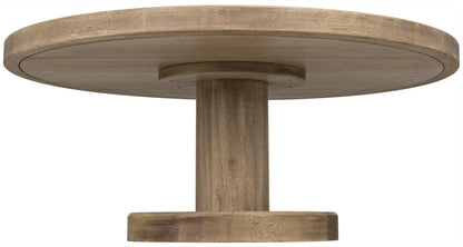 Noir Milena Coffee Table in Washed Walnut GTAB1054WAW