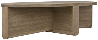 Noir Bast Coffee Table in Washed Walnut GTAB1056WAW