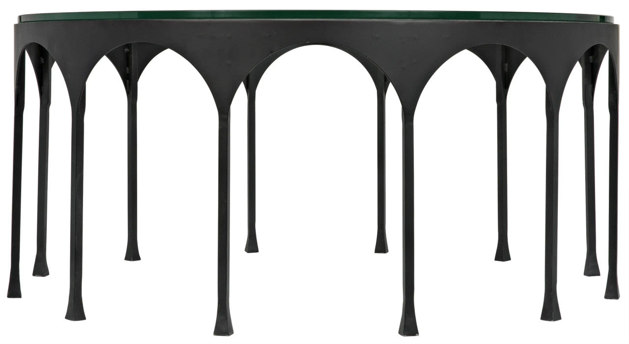 Noir Achille Coffee Table in Matte Black GTAB1059MTB