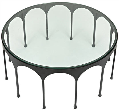 Noir Achille Coffee Table in Matte Black GTAB1059MTB