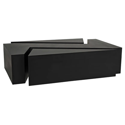 Noir Element Coffee Table in Matte Black GTAB1066MTB