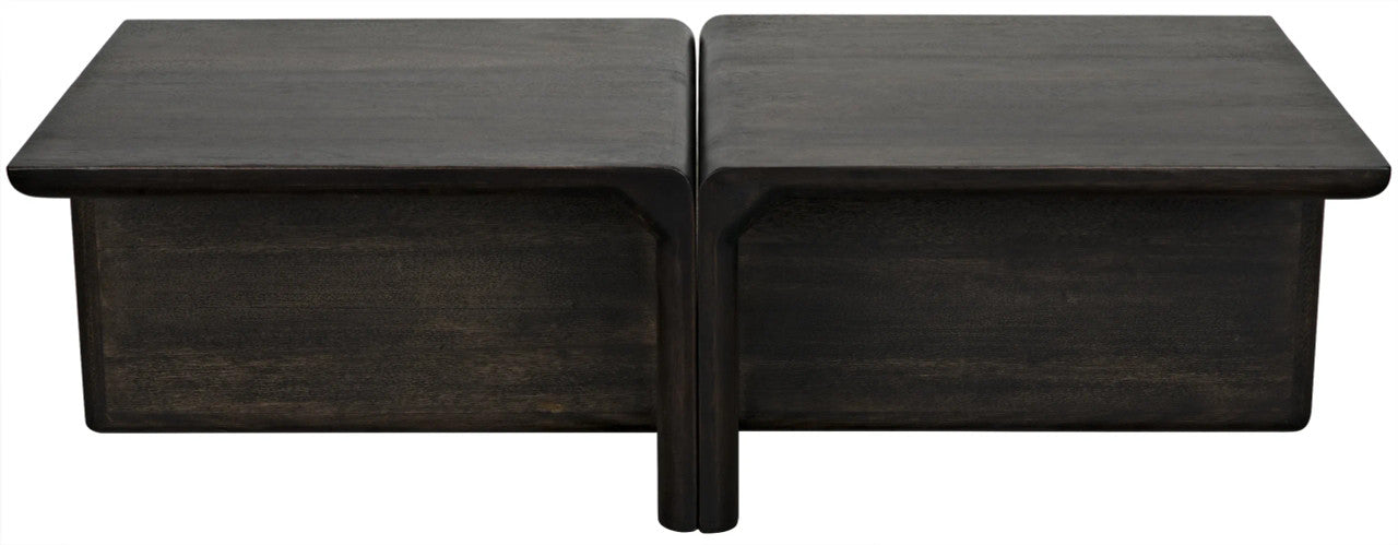 Noir Hagen Coffee Table in Ebony Walnut GTAB1071EB