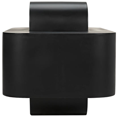 Noir Nodum Accent Table in Matte Black GTAB1078MTB