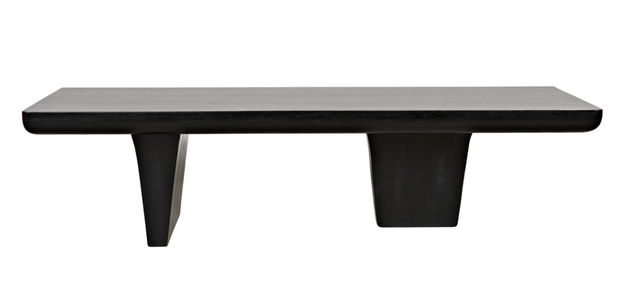 Noir Ward Coffee Table in Hand Rubbed Black GTAB1079HB