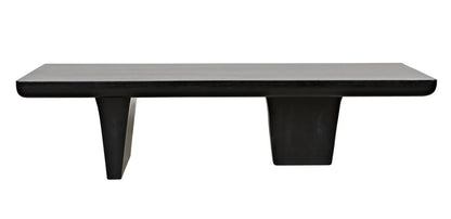 Noir Ward Coffee Table in Hand Rubbed Black GTAB1079HB