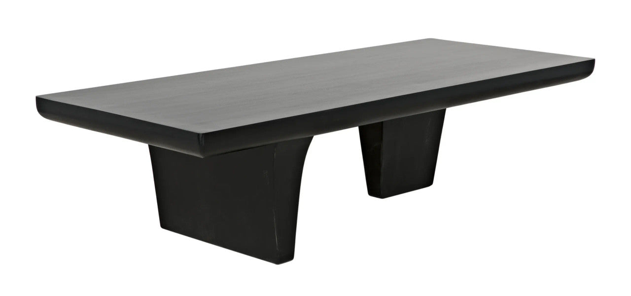 Noir Ward Coffee Table in Hand Rubbed Black GTAB1079HB