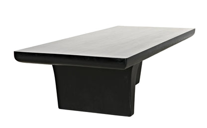 Noir Ward Coffee Table in Hand Rubbed Black GTAB1079HB