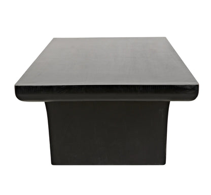 Noir Ward Coffee Table in Hand Rubbed Black GTAB1079HB