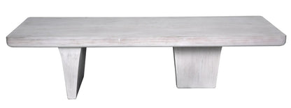 Noir Ward Coffee Table in White Wash GTAB1079WH