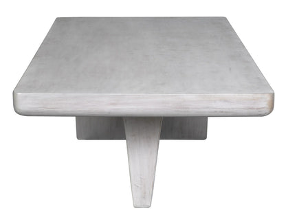 Noir Ward Coffee Table in White Wash GTAB1079WH