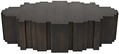 Noir Royce Coffee Table in Ebony Walnut GTAB1087EB