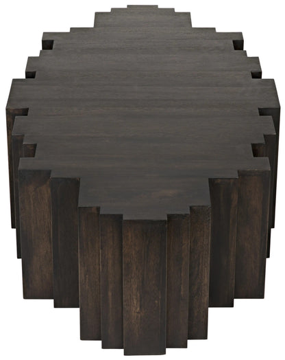 Noir Royce Coffee Table in Ebony Walnut GTAB1087EB