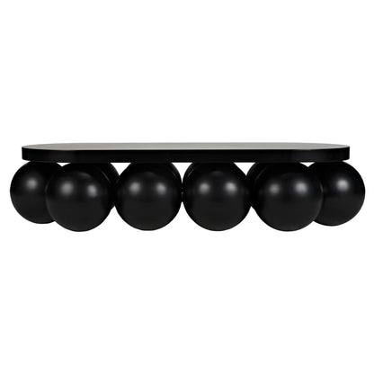 Noir Lambreta Coffee Table in Matte Black GTAB1088MTB