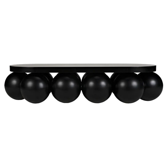 Noir Lambreta Coffee Table in Matte Black GTAB1088MTB