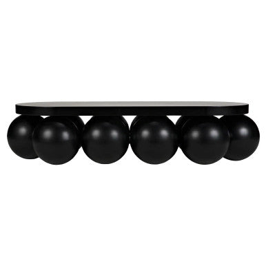 Noir Lambreta Coffee Table in Matte Black GTAB1088MTB