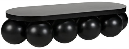 Noir Lambreta Coffee Table in Matte Black GTAB1088MTB