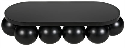 Noir Lambreta Coffee Table in Matte Black GTAB1088MTB