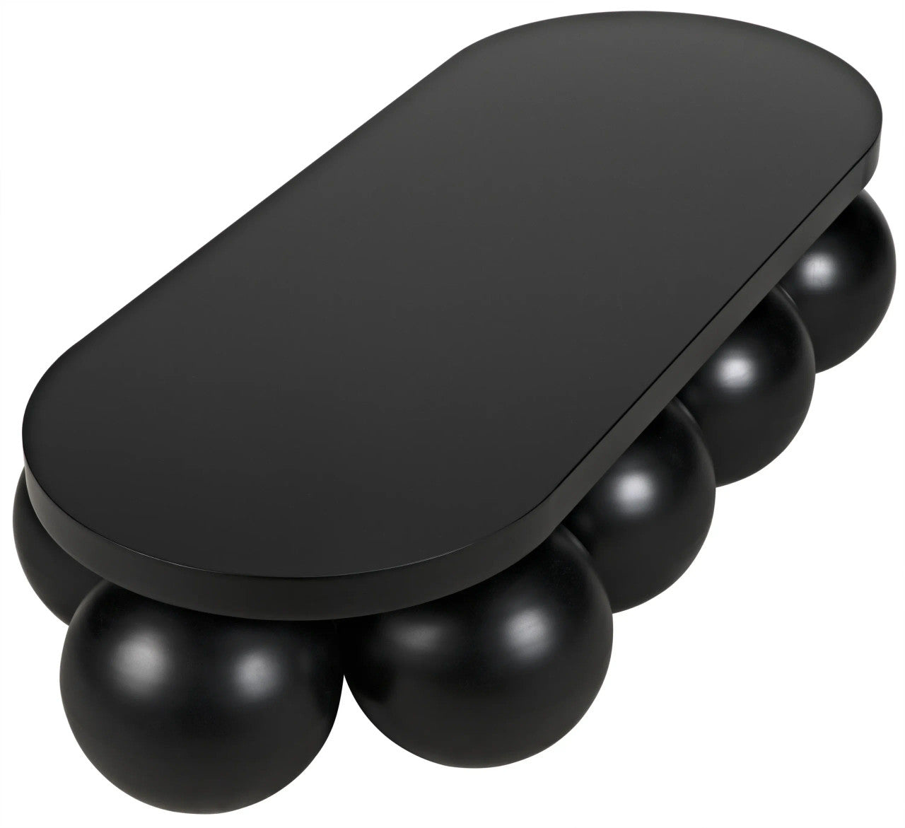 Noir Lambreta Coffee Table in Matte Black GTAB1088MTB